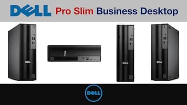 Dell Pro Slim QCS1250 Business Mini Desktop (Replaces Optiplex 7020 SFF) (Intel Ultra 5-235, Integrated Graphics, 32GB DDR5, 1TB PCIe SSD, Wired KB & Mouse, RJ-45, DP Port, HDMI, Win 11 Pro) - Image 7