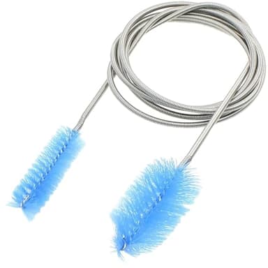 CTWHA 1 Set Spring Brush Suction Pipe Brush Aquarium Cleaning Brush U Shape Pipe Brush Stainless Steel Spring Cleaning Pipe Double Head Flexible Hose Brush For Aquarium Lily Tube Drainage Brush - Image 4