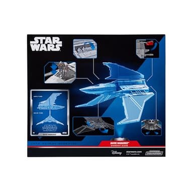 Star Wars Micro Galaxy Squadron Havoc Marauder (Rescue Mission) - 7-Inch Vehicle with Battle Damage and Two 1-Inch Micro Figure Accessories - Image 4