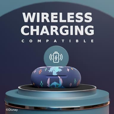 Disney Lilo and Stitch Bluetooth Earbuds w/Charging Case- Wireless Headphones w/Built-in Mic+ Up to 30 Hrs Playtime- Lilo and Stitch Gifts for Girls,Boys,Women,Men,All Fans of Lilo and Stitch Stuff - Image 5