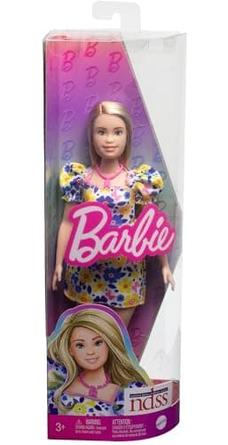 Barbie Fashionistas Doll #208 with Down Syndrome Wearing Floral Dress, Created in Partnership with The National Down Syndrome Society - Image 6