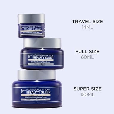 IT Cosmetics Confidence in Your Beauty Sleep Night Cream - Visibly Improves Fine Lines, Wrinkles, Dryness, Dullness & Loss of Firmness - With Hyaluronic Acid - Image 6