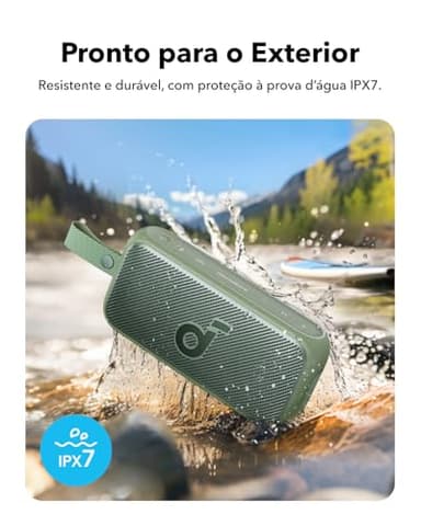 soundcore Motion 300 by Anker, Bluetooth Speaker, Wireless Hi-Res Portable Speaker, IPX7 Waterproof, BassUp, Bluetooth 5.3, 30W Stereo Sound, 13H Playtime for Home, Shower, Outdoor, and Travel - Green - Image 5