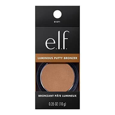 e.l.f. Luminous Putty Bronzer, Lightweight Putty-to-Powder Bronzer For A Radiant, Glowing Finish, Highly Pigmented, Vegan & Cruelty-Free, Sun Chaser - Image 8