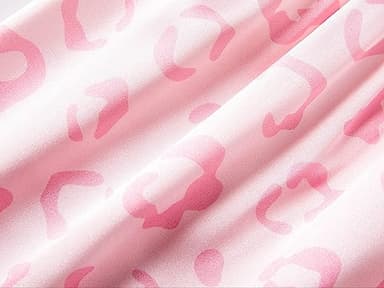 Topgal Big Girls Jammies Size 12 – Lovely Pink Leopard Short Sleeve & Pants Button Down PJ Set Sleepwear - Image 6