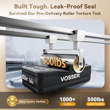 VOSSER Air Mattress Twin with Built in Pump,18” Raised Blow Up Mattress,Inflatable Mattress in 2 Mins,Single Twin Size Air Mattress for Home,Floor&Camping, Air Bed for Adults,330LB Max,Black - Image 5
