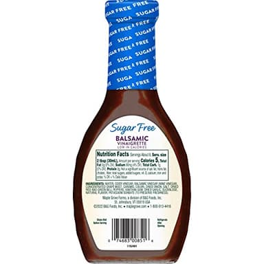 Maple Grove Farms Sugar Free Salad Dressing, Balsamic Vinaigrette, 8 Ounce (Pack of 12) - Image 4