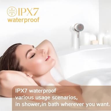 Electric Facial Cleansing Brush with Silicone and Bristle Brushheads,Gentle Electric Face Scrubber Exfoliator, Face Cleansing Brush, Face Wash Brush Machine, Rechargeable, Relief for Face Skin Issues - Image 3