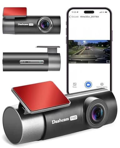 Dash Cam for Car, WiFi 2K Dash Camera Front Dashcam for Cars, Mini Dashcams with App, Night Vision, G-Sensor, APP, Loop Recording, 24H Parking Mode, Support 128G Max - Image 1