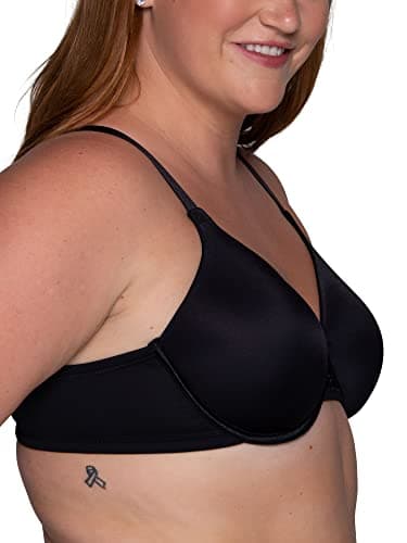 Vanity Fair womens Full Figure Beauty Back Smoothing Bra, Underwire - Black, 38DD US - Image 4