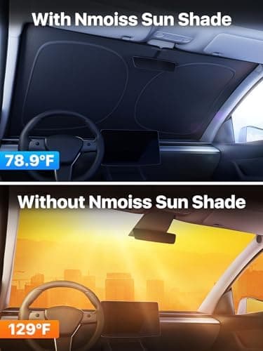 Car Windshield Sun Shade [Dot Matrix Reflective Coating] qd 02 - Image 5