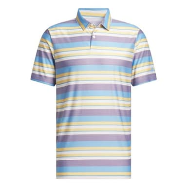 adidas Men's Ultimate365 Heat.RDY Stripe Polo Shirt, SEMSPA