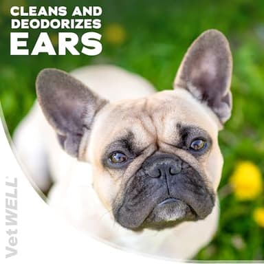VetWELL Ear Cleaner for Dogs and Cats - Otic Rinse for Infections and Controlling Ear Infections and Odor in Pets - 8 oz (Cucumber Melon) - Image 2