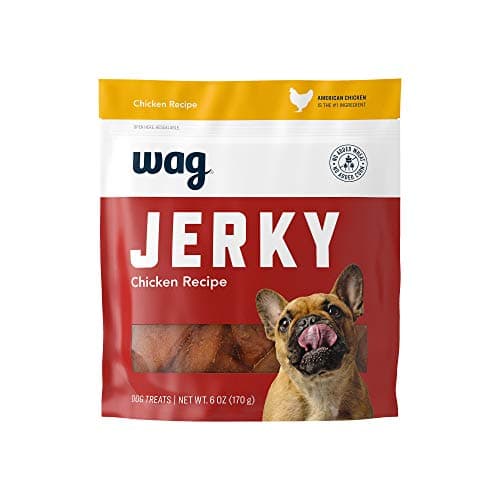 Amazon Brand - Wag Soft & Tender American Jerky Dog Treats – Chicken Recipe (6 oz) - Image 1