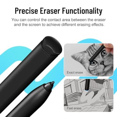 Magnetic Stylus Pen for Remarkable 2 Pen with Eraser, Digital Replacement Pen for Remarkable 2 Stylus Alternative Marker Plus, 4096 Pressure Sensitivity, Palm Rejection, Tilt Support with 5 Pen Tips - Image 4