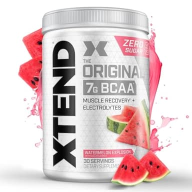 Xtend XTEND Original BCAA Powder 7g BCAA and 2.5g L-Glutamine, Sugar Free Post Workout Muscle Recovery Drink with Amino Acids for Men & Women, 30 Servings - Image 1