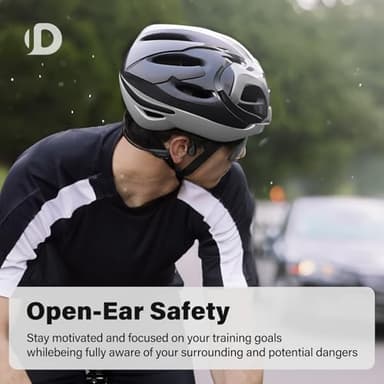 Yistao Bone Conduction Headphones, Open Ear Headphones Wireless Earphones, 32GB MP3, 8 Hours Playtime, Bluetooth 5.3, IP68 Waterproof Earphones for Running and Fitness Workout - Red - Image 3