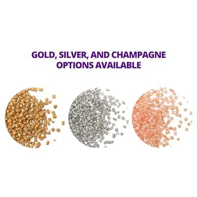 DecoPac Shimmer Rocks, Silver Sugar Candy Decorations For Cakes, Toppings, and Cupcakes | Metallic | Crystal Sprinkles | 1lb Pack - Image 8