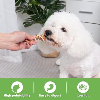 MON2SUN Dog Treats, Triple Flavor Jerky Twist Sticks, 5-7 Inch Chicken Duck and Codfish Sticks Chews for Small Dogs, Healthy Snacks, 10.58 oz (15 Count-Pack of 1) - Image 5