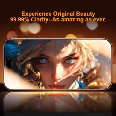 OneFish Privacy Screen Protector for iPhone 15 Pro Max, Full Edge Coverage 6.7" 15 Pro Max, Bubble Free, Easy Installation, Auto Dust-Elimination, 2 Pack - Image 6