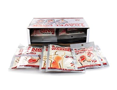 Yaktrax Warmers Travel Pack: 8 Pairs of Hand Warmers, 8 Body Warmers, 8 Pairs of Toe Warmers - Image 2