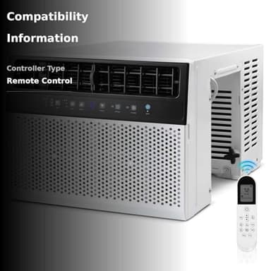 Antarctic Star 12,000 BTU Window Air Conditioners Cools up to 550 Sq. Ft, U-Shaped Air Condtioner Window Unit with 6 Modes 24H Timer, Energy-saving Window AC Units, Easy to Install, White - Image 4