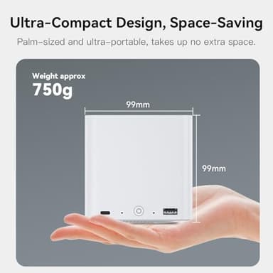 Beelink ME Mini PC, Desktop NAS Intel N150 12G LPDDR5 64G EMMC, 6 x M.2 SSD Slots, Dual 2.5G LAN/File Server/NAS Storage/Network Attached Storage/Private Cloud/Network Storage - Image 8