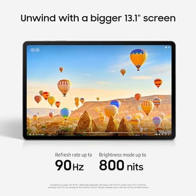 SAMSUNG Galaxy Tab S10 FE+ 13.1” 128GB WiFi Android Tablet, Large Display, Long Battery Life, Exynos 1580 Processor, IP68, Water-Resistant, 90 Hz Refresh, S Pen for Note-Taking, US Version, Silver - Image 2