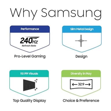 Samsung 49" Odyssey OLED (G93SC) Series Curved Gaming Monitor w QD-OLED, 240Hz, 0.03ms, DQHD, G-Sync Compatible, AMD FreeSync Premium Pro,Height Adjustable Stand,3 Yr Warranty,LS49CG932SNXZA - Image 12