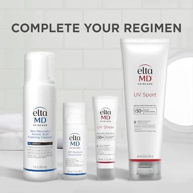 EltaMD UV Sport Sunscreen Lotion SPF 50 - Face and Body Sunscreen SPF 50, Water & Sweat Resistant, Zinc Oxide Formula for Active Lifestyles, 3 oz - Image 8