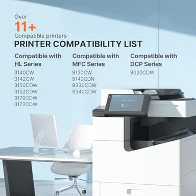 E-Z Ink Compatible Toner Cartridge Replacement for Brother TN221 TN225 Toner to Use with MFC-9130CW HL-3170CDW HL-3180CDW MFC-9340CDW MFC-9330CDW (1 Black 1 Cyan 1 Magenta 1 Yellow,4 Pack) - Image 4