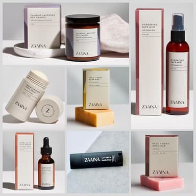 ZAAINA Spa Gift Set for Her - Relaxation Spa Kit for Women, Pampering At Home Bath and Body Self Care Spa Package, Luxury Spa Birthday Gifts for Women (PREMIUM Spa Set w/ Candle) - Image 3