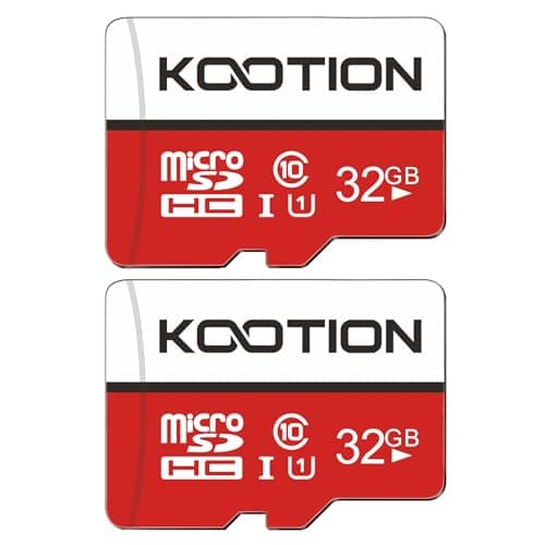 KOOTION 32GB Micro SD Card 2-Pack Class 10 Micro SDHC Card UHS-I Memory Card, High Speed TF Card, C10, U1, 32 GB - Image 1