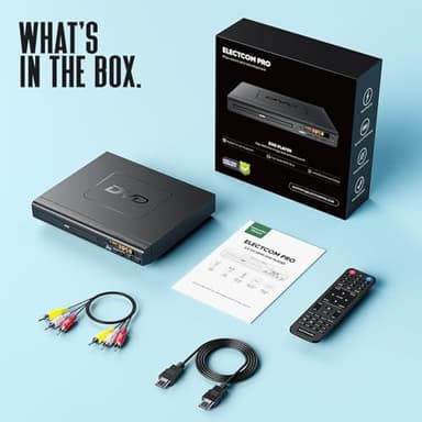 DVD Players for TV with HDMI, DVD Players That Play All Regions, Simple DVD Player for Elderly, CD Player for Home Stereo System, Included HDMI and RCA Cable - Image 7