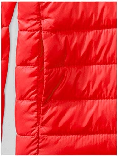 Amazon Essentials Boys' Lightweight Water-Resistant Packable Hooded Puffer Jacket, Red, Large - Image 6