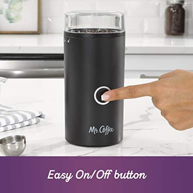 Mr. Coffee Simple Grind 14 Cup Coffee Grinder Black - Image 2