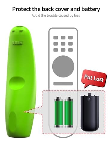 (Glow-Green) Case for LG AN-MR20GA / AN-MR19BA / AN-MR18BA / AN-MR650A / AN-MR600 Remote Control [Anti-Lost] Anti Slip LG Magic Remote AKB75855501 Cover Skin Sleeve Protector - Image 3