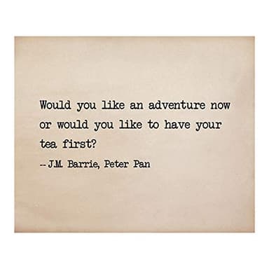 Famous Poetry - J.M. Barrie, E.E. Cummings, Louisa May Alcott, Motivational Wall Art, This Poetic Collage Inspired Wall Print Is For Home Decor, Kids Bedroom Decor, Studio Decor, Unframed - 8 x 10 - Image 5