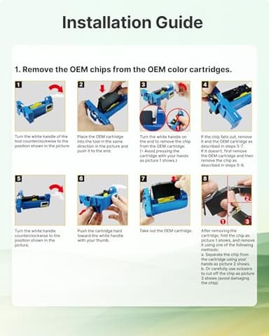 923 Ink Cartridges for HP Printers Replacement for HP Ink 923 923XL 923e Use with OfficeJet Pro 8135e 8130e 8139e 8138e 8122e 8120 8124e 8125e 8130 8132e 8134e Printer (Black Cyan Magenta Yellow) - Image 4