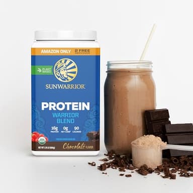 Organic Plant Based Protein Powder | Vegan Organic Protein Powder Chocolate Flavored with BCAA Amino Acids & Hemp Seed Pea Blend | Non-GMO Soy Dairy Filler & Gluten Free (Chocolate, 32 Servings) - Image 6