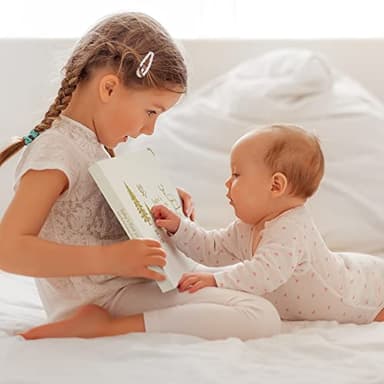 Keepsake Baby Memory Book for Boys and Girls – Timeless First 5 Year Baby Book – Neutral Journal Scrapbook or Photo Album - Record a Milestone for Every Event from Birth to Age 5 - Image 4