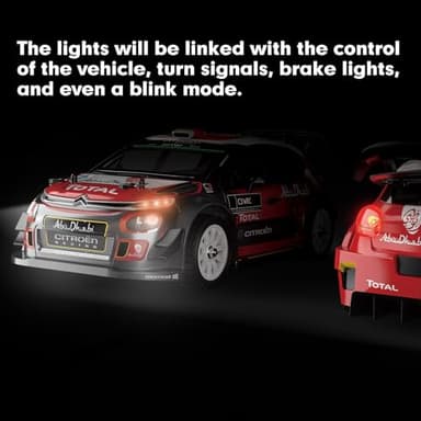 MJX Hyper GO 14303 1/14 Citroen C3 Fast RC Cars for Adults, Max 40mph Brushless RC Drift Car with Gyro, 4WD RTR High Speed RC Rally Car, 2 of 2000 mAh Drifting RC Remote Control Car for Adult - Image 5