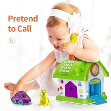 Toys for 1 Year Old Girl Boy, Montessori Musical Toy for 1 Year Old Girl Gift, First Birthday Girls Gift, Baby Toy 12-18 Months, Bilingual Educational Learning for 1+ Years Toddlers - Image 2