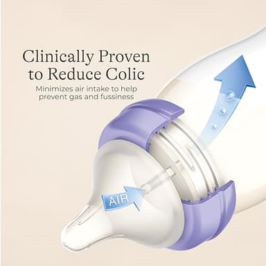 Lansinoh Anti-Colic Baby Bottles for Breastfeeding Babies, 5 Ounces, 4 Count, Includes 4 Slow Flow Nipples, Size S - Image 5