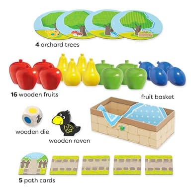 HABA My Very First Games - First Orchard Toddler Game - My First Orchard Game, Cooperative Toddler Board Games for 2 Year Olds - Made in Germany - Image 3