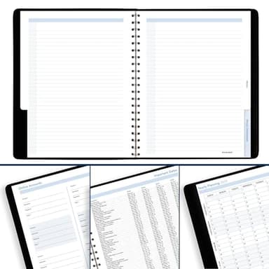 AT-A-GLANCE 2025 Appointment Book Planner, Weekly, 8" x 11", Large, The Action Planner, Black (70EP010525) - Image 8