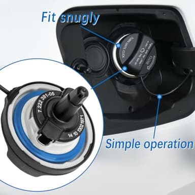 Gas Cap Fuel Cap For 1999-2018 MINI COOPER & BMW X1 X2 X3 X5 X6 Z4 128i 135i 228i 230i 320i 325i 328i 330i 335i 430i 525i 528i 530i 535i 540i 550i 640i 650i 740i 745i 750i 760i and More - Image 6