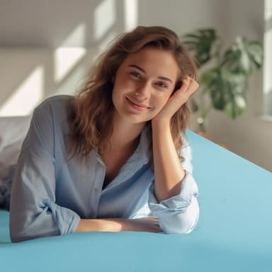 Subrtex Mattress Topper, Memory Foam Mattress Topper, Gel-Infused Memory Foam Topper for Side Stomach Sleepers, Breathable Bed Toppers (4 Inch, King) - Image 7