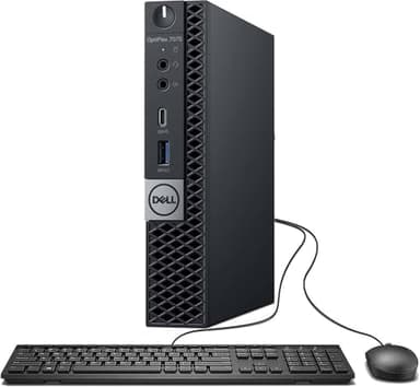 Dell OptiPlex 7070 Business Mini Desktop Computer, Core i7-8700, 32GB DDR4 RAM, 1TB SSD, Displayport, Keyboard and Mouse, Windows 10 Pro (Renewed) - Image 1