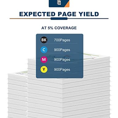 564XL 564 Ink Cartridge Black Color Combo Compatible for HP printers 7520 5520 6520 6510 5510 6525 7525 7510 7515 5515 4620 4622 3520 b210 Replacement for HP564XL 564 XL Ink(2BK/1C/1M/1Y, 5-pack) - Image 4